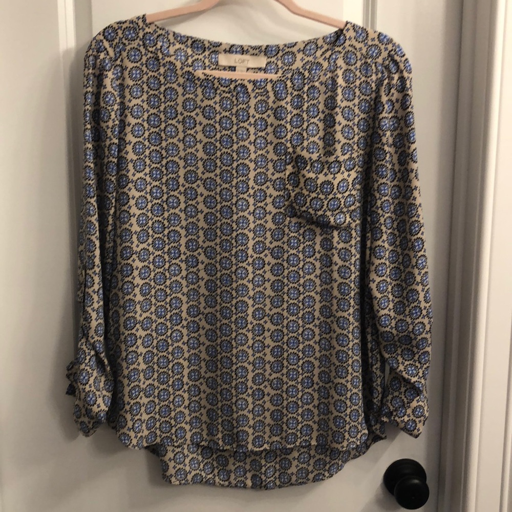Long sleeve blouse